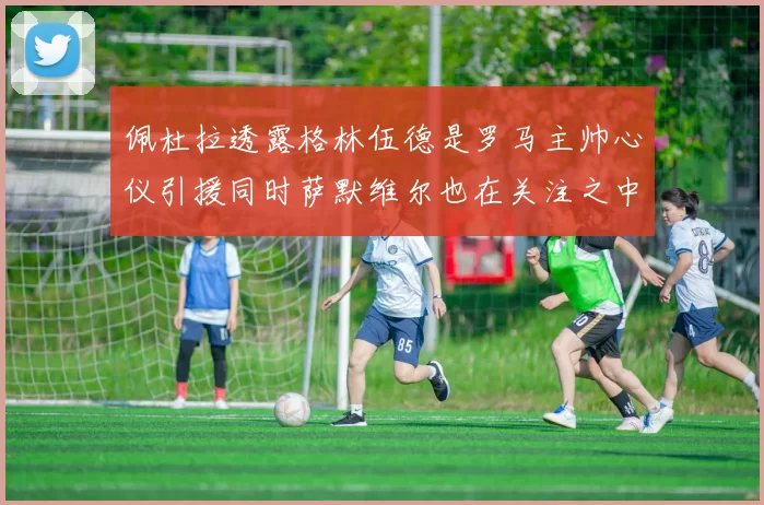 佩杜拉透露格林伍德是罗马主帅心仪引援同时萨默维尔也在关注之中